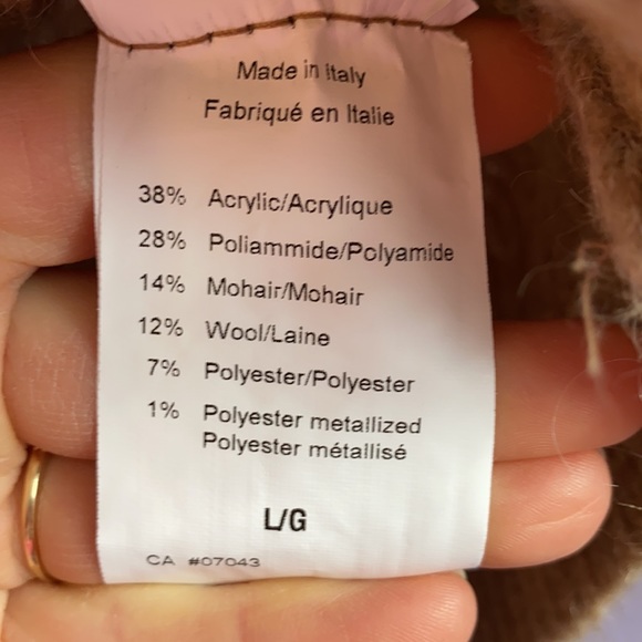 Made in Italy wool-blend sweater size large - Picture 5 of 6
